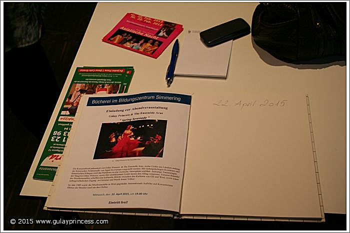 Gülay Princess Guestbook, Spring Serenade April 2015